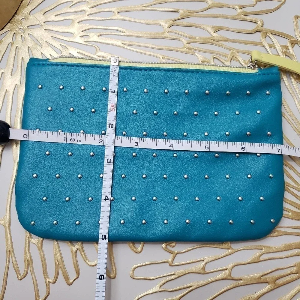 IPSY 100th Glam Bag Turquoise studded Neon…